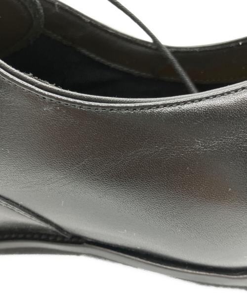 asics（アシックス）asics (アシックス) ストレートチップシューズ ブラック サイズ:27の古着・服飾アイテム