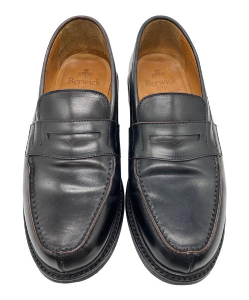 berwick（バーウィック）berwick (バーウィック) コインローファー ブラック サイズ:8の古着・服飾アイテム
