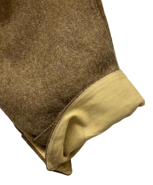 -（-）- (-) バトルドレスジャケット ブラウン サイズ:16の古着・服飾アイテム