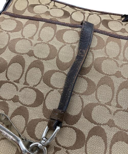 COACH（コーチ）COACH (コーチ) ショルダーバッグ ブラウン×ベージュの古着・服飾アイテム