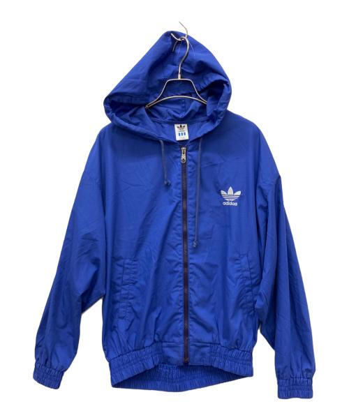 adidas（アディダス）adidas (アディダス) 90sジップパーカー ブルー サイズ:Lの古着・服飾アイテム