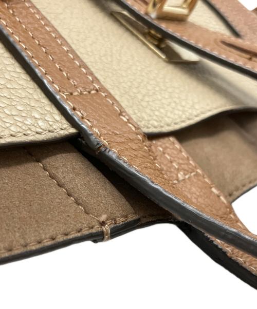 FURLA（フルラ）FURLA (フルラ) NETトートバッグ ブラウンの古着・服飾アイテム