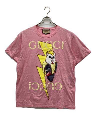 中古・古着通販】GUCCI (グッチ) Lightning Bolt Bananya T-shirt