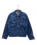 POLO SPORTポロスポーツ）の古着「星条旗 90’Sデニムジャケット」｜インディゴ