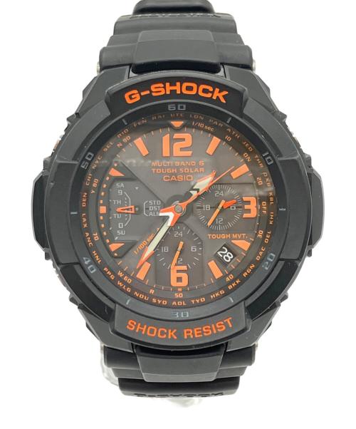 CASIO（カシオ）CASIO (カシオ) リストウォッチ ブラック×オレンジの古着・服飾アイテム