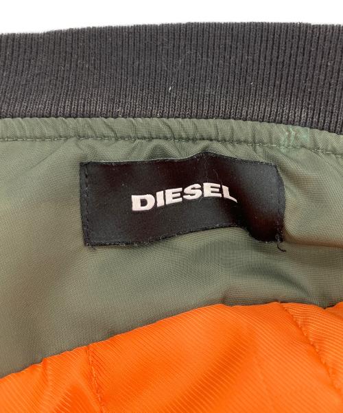 DIESEL（ディーゼル）DIESEL (ディーゼル) MA-1ジャケット カーキ サイズ:Lの古着・服飾アイテム