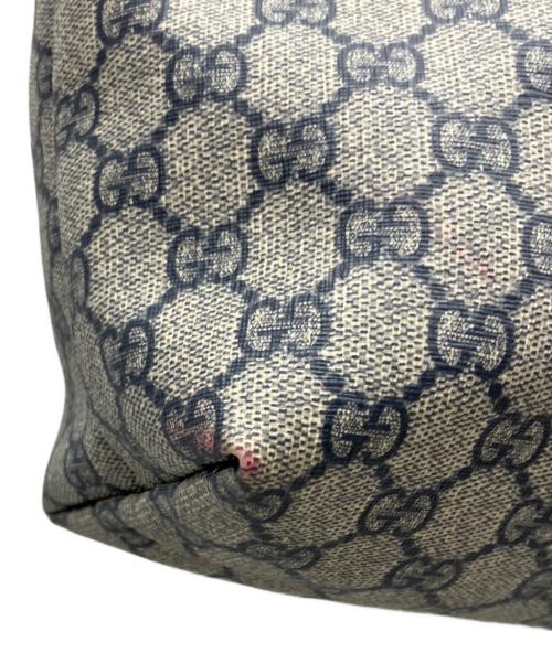 GUCCI（グッチ）GUCCI (グッチ) トートバッグ ネイビーの古着・服飾アイテム