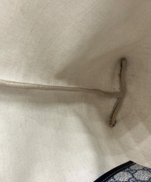 GUCCI（グッチ）GUCCI (グッチ) トートバッグ ネイビーの古着・服飾アイテム