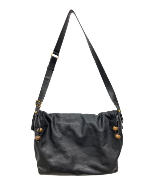 GUCCI（グッチ）GUCCI (グッチ) メッセンジャーバッグ ブラックの古着・服飾アイテム