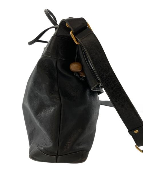 GUCCI（グッチ）GUCCI (グッチ) メッセンジャーバッグ ブラックの古着・服飾アイテム