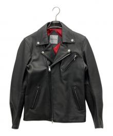 BUFFALO BOBS（バッファローボブズ）の古着「ラムレザージャケット」｜ブラック