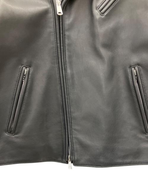 BUFFALO BOBS（バッファローボブズ）BUFFALO BOBS (バッファローボブズ) ラムレザージャケット ブラック サイズ:2の古着・服飾アイテム