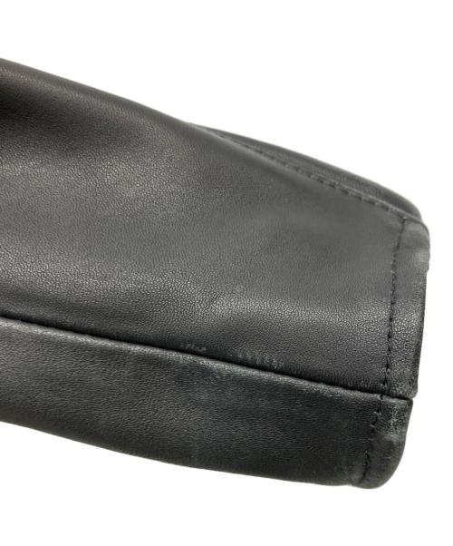 BUFFALO BOBS（バッファローボブズ）BUFFALO BOBS (バッファローボブズ) ラムレザージャケット ブラック サイズ:2の古着・服飾アイテム