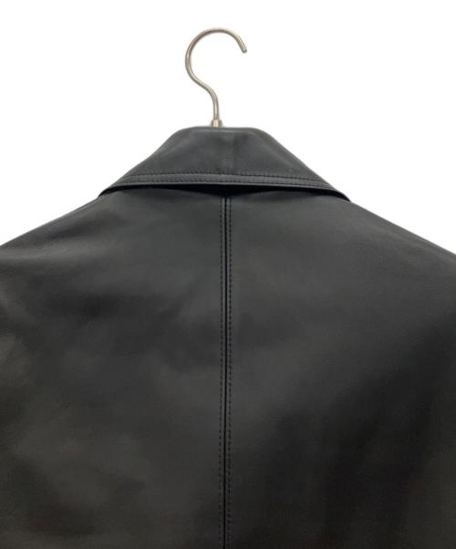 BUFFALO BOBS（バッファローボブズ）BUFFALO BOBS (バッファローボブズ) ラムレザージャケット ブラック サイズ:2の古着・服飾アイテム