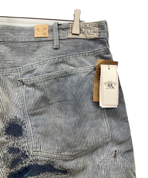 RRL（ダブルアールエル）RRL (ダブルアールエル) コーデュロイパンツ ライトグレー サイズ:36/32 未使用品の古着・服飾アイテム