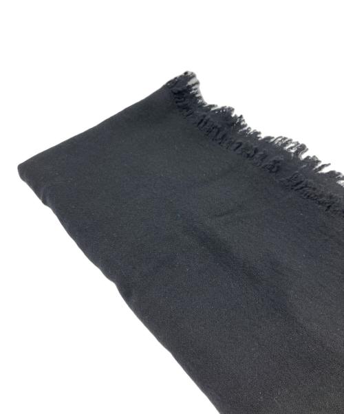 ASAUCE MELER（アソースメレ）ASAUCE MELER (アソースメレ) 大判ストール ブラック 未使用品の古着・服飾アイテム