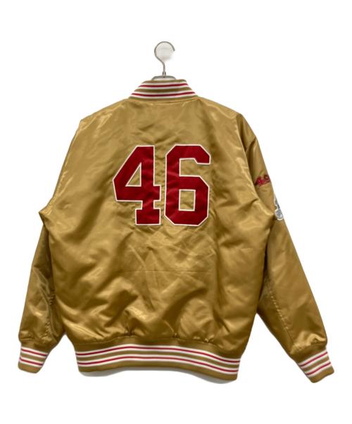 NFL（ナショナル・フットボール・リーグ）NFL (ナショナル・フットボール・リーグ) スタジャン カーキ サイズ:Lの古着・服飾アイテム