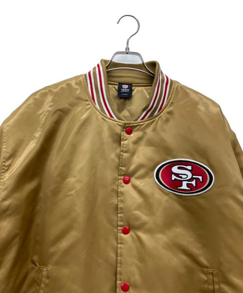 NFL（ナショナル・フットボール・リーグ）NFL (ナショナル・フットボール・リーグ) スタジャン カーキ サイズ:Lの古着・服飾アイテム