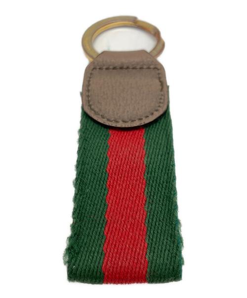 GUCCI（グッチ）GUCCI (グッチ) キーチェーン グリーン×レッドの古着・服飾アイテム