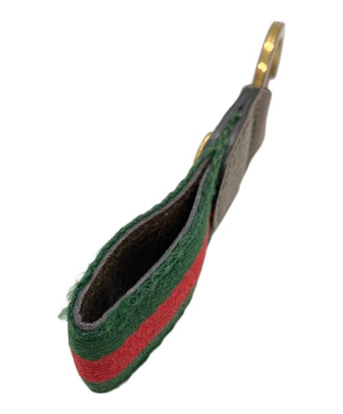 GUCCI（グッチ）GUCCI (グッチ) キーチェーン グリーン×レッドの古着・服飾アイテム