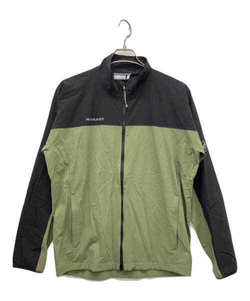MAMMUT（マムート）MAMMUT (マムート) コンフォート ジャケット アジアンフィット グリーン×ブラック サイズ:Lの古着・服飾アイテム