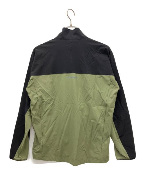 MAMMUT（マムート）MAMMUT (マムート) コンフォート ジャケット アジアンフィット グリーン×ブラック サイズ:Lの古着・服飾アイテム