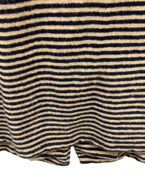 GUY ROVER（ギローバー）GUY ROVER (ギローバー) 半袖ポロシャツ ブラック×ブラウン サイズ:Lの古着・服飾アイテム