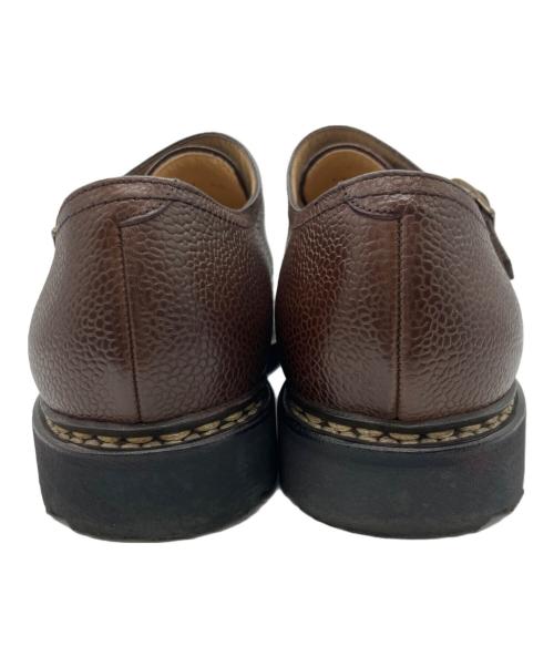 PARABOOT（パラブーツ）PARABOOT (パラブーツ) ダブルモンクストラップシューズ ブラウン サイズ:8　1/2の古着・服飾アイテム
