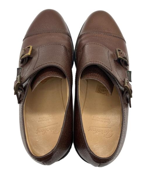 PARABOOT（パラブーツ）PARABOOT (パラブーツ) ダブルモンクストラップシューズ ブラウン サイズ:8　1/2の古着・服飾アイテム