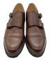 中古・古着 PARABOOT (パラブーツ) ダブルモンクストラップシューズ ブラウン サイズ:8　1/2：27000円