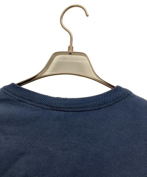 SAINT MICHAEL（セントマイケル）SAINT MICHAEL (セントマイケル) クールネックスウェット ブルー サイズ:Mの古着・服飾アイテム