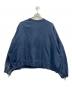 SAINT MICHAEL (セントマイケル) クールネックスウェット ブルー サイズ:M：45000円
