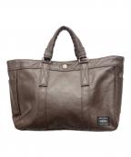 PORTERポーター）の古着「ハンドバッグ」｜ブラウン