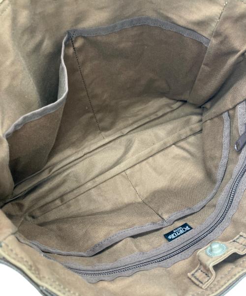 PORTER（ポーター）PORTER (ポーター) ハンドバッグ ブラウンの古着・服飾アイテム