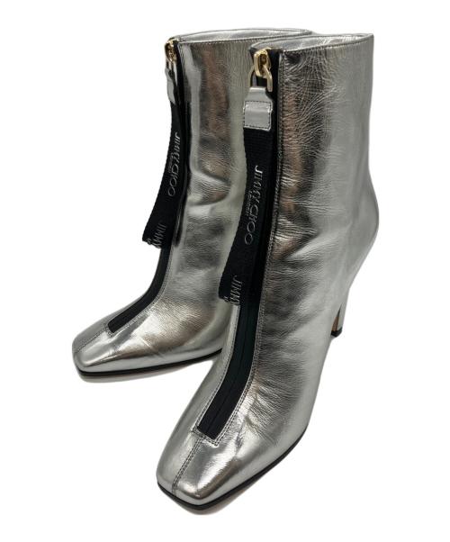 JIMMY CHOO（ジミーチュウ）JIMMY CHOO (ジミーチュウ) ショートブーツ シルバー サイズ:37の古着・服飾アイテム