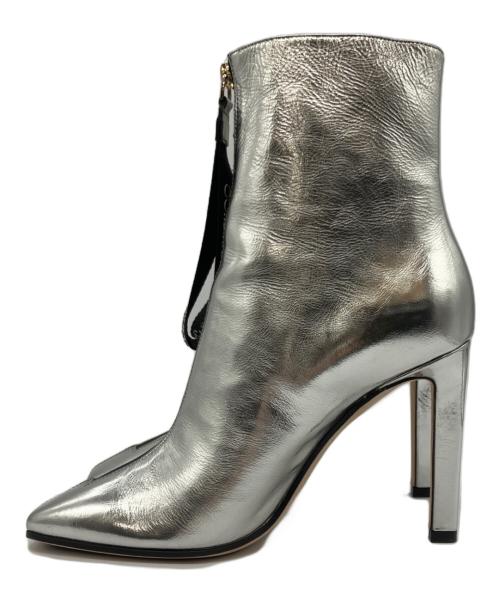 JIMMY CHOO（ジミーチュウ）JIMMY CHOO (ジミーチュウ) ショートブーツ シルバー サイズ:37の古着・服飾アイテム