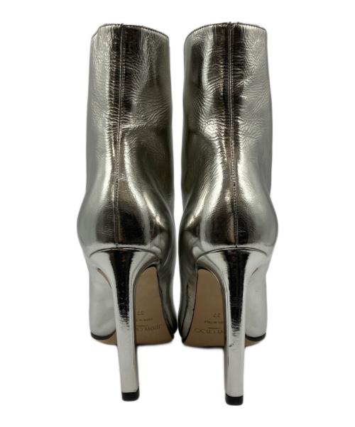 JIMMY CHOO（ジミーチュウ）JIMMY CHOO (ジミーチュウ) ショートブーツ シルバー サイズ:37の古着・服飾アイテム