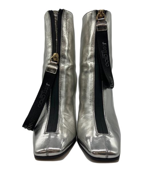 JIMMY CHOO（ジミーチュウ）JIMMY CHOO (ジミーチュウ) ショートブーツ シルバー サイズ:37の古着・服飾アイテム