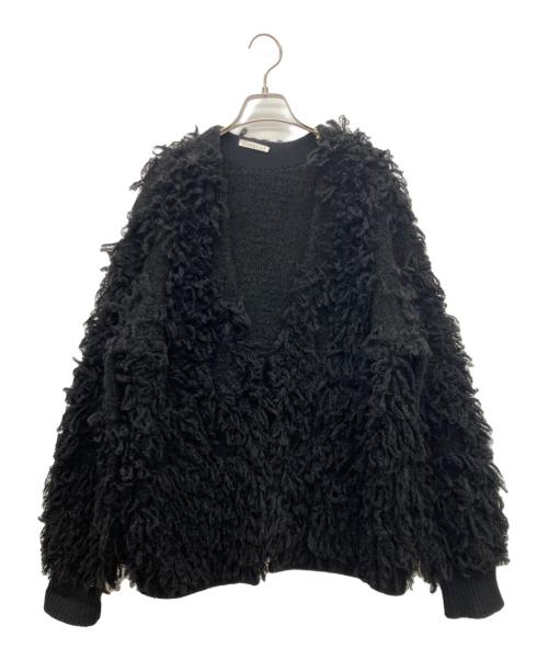 ESTNATION（エストネーション）ESTNATION (エストネーション) 厚手カーディガン ブラック サイズ:不明の古着・服飾アイテム