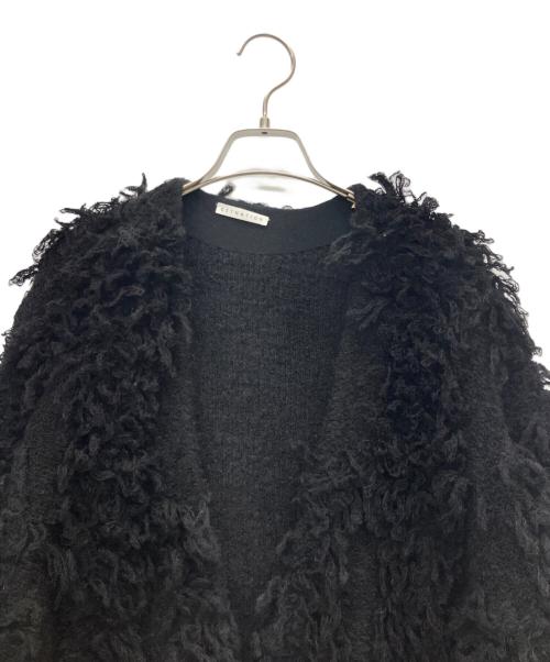 ESTNATION（エストネーション）ESTNATION (エストネーション) 厚手カーディガン ブラック サイズ:不明の古着・服飾アイテム