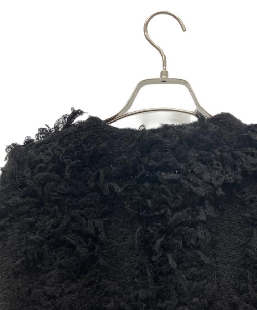 ESTNATION（エストネーション）ESTNATION (エストネーション) 厚手カーディガン ブラック サイズ:不明の古着・服飾アイテム