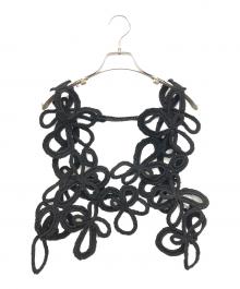 Rumche（ラムシェ）の古着「フラワーボンドヤーンハーネス」｜ブラック