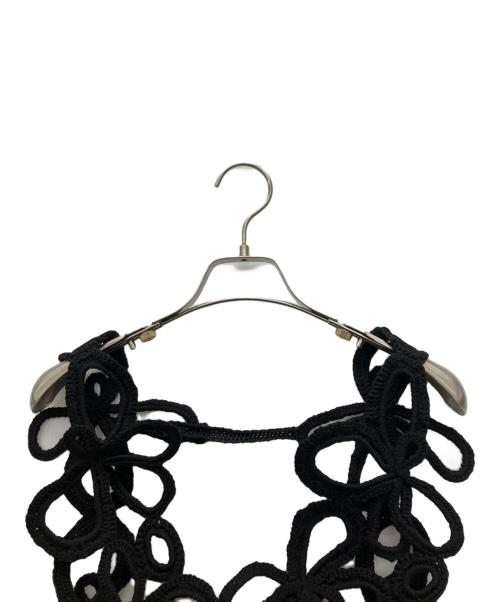 Rumche（ラムシェ）Rumche (ラムシェ) フラワーボンドヤーンハーネス ブラック サイズ:Fの古着・服飾アイテム