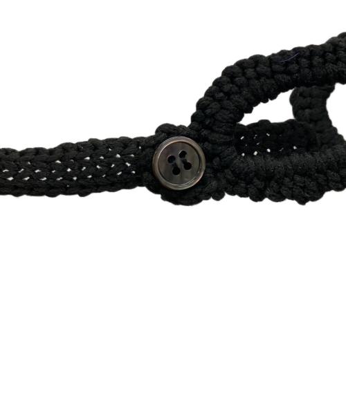 Rumche（ラムシェ）Rumche (ラムシェ) フラワーボンドヤーンハーネス ブラック サイズ:Fの古着・服飾アイテム