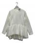 TSURU by MARIKO OIKAWA（ツルバイマリコオイカワ）の古着「チュールペプラムトップス」｜アイボリー