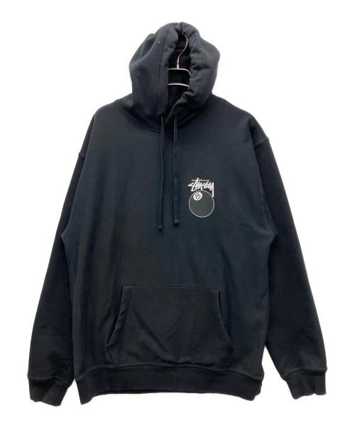 stussy（ステューシー）stussy (ステューシー) プルオーバーパーカー ブラック サイズ:XLの古着・服飾アイテム