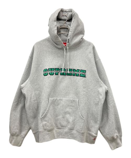 SUPREME（シュプリーム）SUPREME (シュプリーム) 24AW Collegiate AcronymHooded Sweatshirt グレー サイズ:XLの古着・服飾アイテム