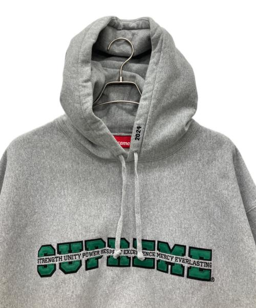 SUPREME（シュプリーム）SUPREME (シュプリーム) 24AW Collegiate AcronymHooded Sweatshirt グレー サイズ:XLの古着・服飾アイテム