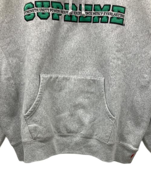 SUPREME（シュプリーム）SUPREME (シュプリーム) 24AW Collegiate AcronymHooded Sweatshirt グレー サイズ:XLの古着・服飾アイテム