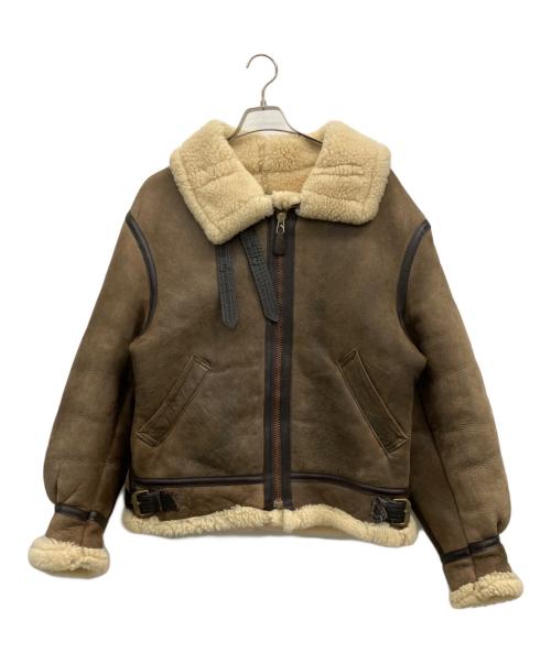 AVIREX（アヴィレックス）AVIREX (アヴィレックス) B-3 ムートンジャケット ブラウン サイズ:38の古着・服飾アイテム